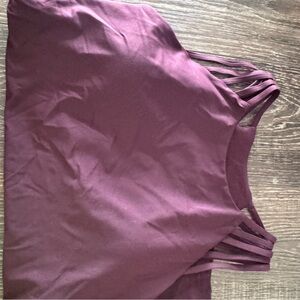 Women's Purple Strappy Top